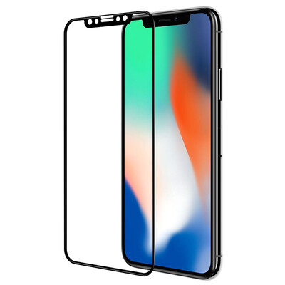 

GiGiboom для Apple iPhone X Screen Protector, 9H Твердость Anti Scratch Case Friendly 3D Full Cover Закаленное стекло Protector