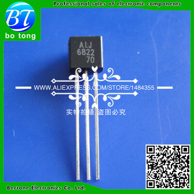 

[Free Shipping] ALJ6822 6822 TO - 92 plug-in triode (50 PCS/lot)