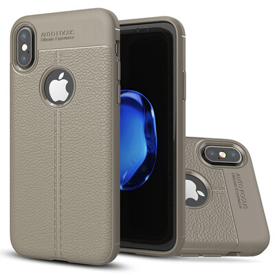 

MOONCASE iPhone X чехол, [Litchi Pattern] Anti-Scratch Shockproof Resilient TPU Armor Case Cover для iPhone X
