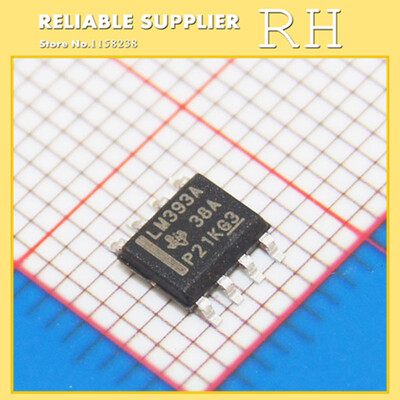 

100PCSlot LM393ADR LM393A SOP8 Dual voltage comparator