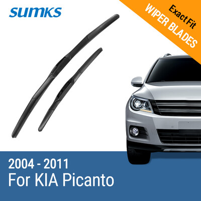 

SUMKS Wiper Blades for KIA Picanto 22"&16" Fit Hook Arms 2004 2005 2006 2007 2008 2009 2010 2011