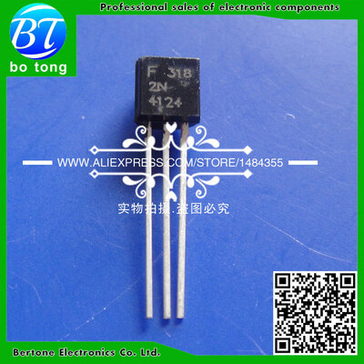 

100PCS 2N4124 4124 transistors TO-92