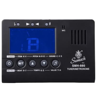 

SAMMA SMH880 electronic metronome electronic metronome piano guzheng tube music tuner guitar tuner universal tuning table