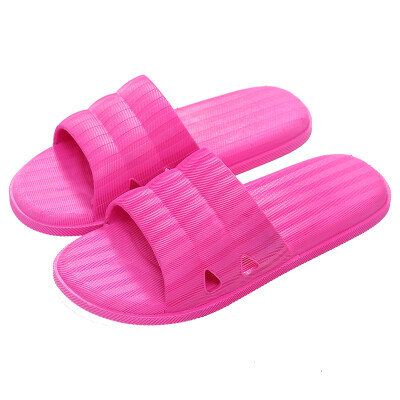 

Antarctic Nanjiren Antarctic slippers female fine lines horizontal strip home bathroom shower sandals purple 40-41 yards 19D013