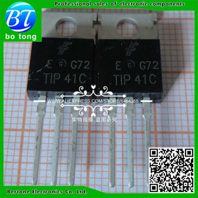 

Free shipping 10pcs/lot TIP41C TIP41 FAIRCHILD TRANS GP NPN 6A 100V TO-220 Best quality