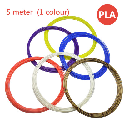 

PLA consumable filament 3D printer consumptive material PLA material (volume) 5 meter PLA material (1 colour