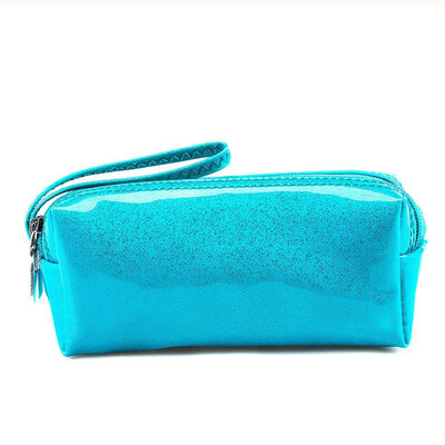

Fashion Boutique shine patent leather clutch High-grade Microfiber double zipper phone bag cosmetic bag brand key Coin Purse cert