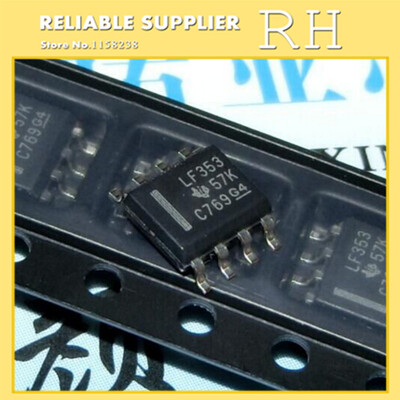 

100PCSLOT LF353DR LF353 sop8 Dual operational amplifier