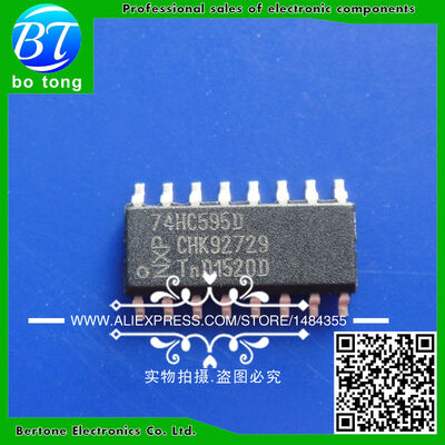 

Free shipping 20pcs 74HC595 SMD logic ics 74HC595D SN74HC595D SOP-16