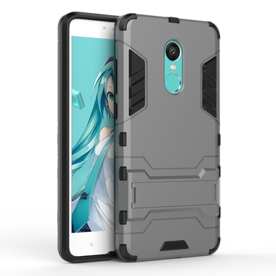 

TPU Armor Case Shockproof Rugged Protective Back Cover with Standing Frame for XIAOMI Redmi Note 4X
