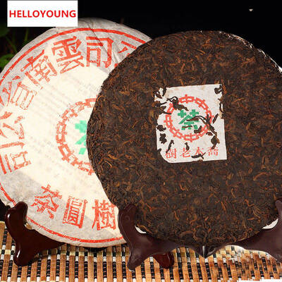 

C-PE020 Китайский pu er cha в 30-летнем превосходном китайском китайском Yunnan Pu'er здоровом питании 357 грамм приготовленного зеленого чая puer