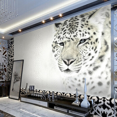 

Пользовательские обои фото обои 3D Мода Leopard Зерно Leopard Животное стены Живопись Гостиная Диван Телевизор Обои Украшение обои