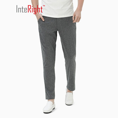 

INTERIGHT casual pants male elastic moisture wicking quick-drying nine points casual pants dark gray 36 XXL
