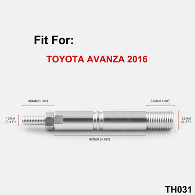 

Ryanstar New Type Notch Design Aluminum Alloy High Quality Racing Tow Hook Screw fit for AVANZA