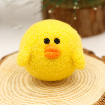 

1 Set DIY Material Package With Tools For Beginner Non-finished Products Wool Felt Poke Handmade DIY Felt Poked for Needles