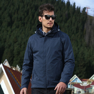 

Pelliot&PELLIOT outdoor jackets men&women three-in-one waterproof breathable autumn&winter couple two-piece set 11740115 male Tibetan blue L
