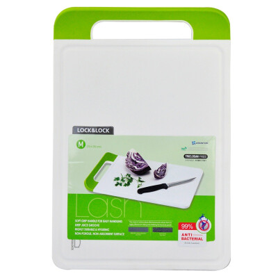 

Lock & lock Antibacterial Chopping Board middle Handle Type CSC543 Green