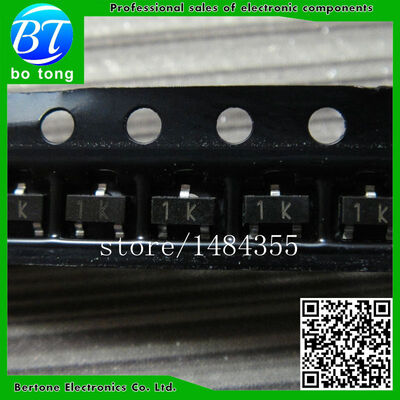 

200PCS BC848BLT1G BC848B BC848BLT1 NPN 100MA 30V SOT23 BC848 MARKING : 1K