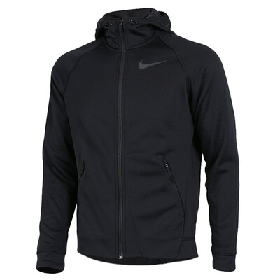 

Nike Оригинальный Для мужчин; Новое поступление спортивная куртка дышащий капюшоном вязаная теплая куртка черного и серого цвета 8