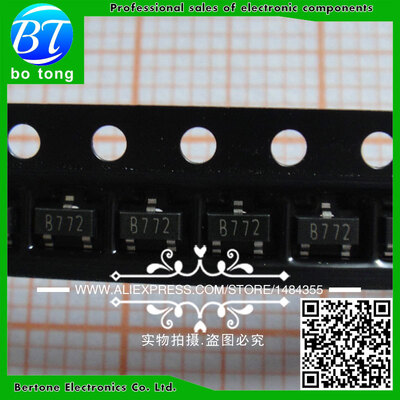 

Free Shipping 50PCS 2SB772 B772 NPN SOT-23 NPN Transistor