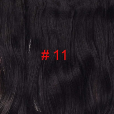 

Long Wavy Clip in Synthetic Hair Extensions 24 inch 190G/PC 4 Clips Heat Resistant Fiber 17 Colors For Women