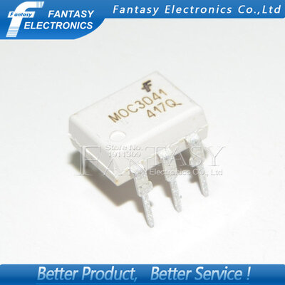 

50PCS MOC3041 DIP6 DIP new and original IC free shipping