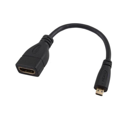 

Отель хуаюань микро-HDMI мужчина к HDMI Женский кабель-адаптер д домкрат конвертер 1080р