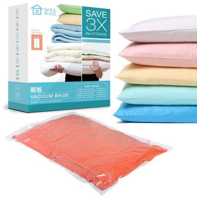 

Hong Kong dad obar thicken clothing quilt compression bag set 11 pieces 4 big 6 in 1 hand pump non-woven visual fabric storage box finishing box 2 large