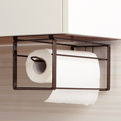 

【Jingdong Supermarket】 Ou Runzhe paper towel rack stainless steel cabinet door nail-free trace paper roll rack