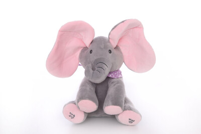 

Play Hide & Seek Elephant - Music Stuffed plush toy 30CM Peek-A-Boo elephant cute Gift