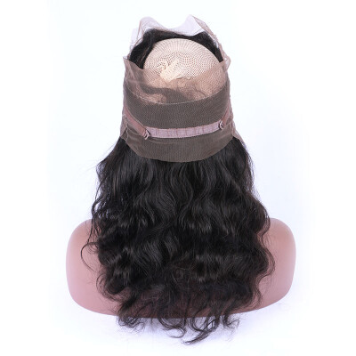 

9A Grade 360 Lace Frontal With Baby Hair Body Wave Brazilian Virgin Human Hair 360 Lace Virgin Hair Extensions