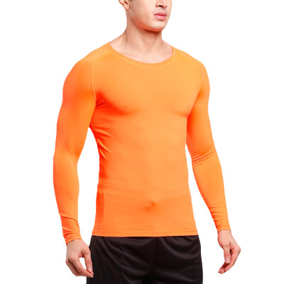 

MECH-ENG Mens Sport Shirt Compression Tight Long Sleeve Top Quick Dry Base Layer Outdoor Sports Running Cycling Gym T-Shirt