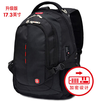 

CROSSGEAR encrypted anti-theft computer bag 156 inches 173 inch bag large capacity backpack men&women business travel backpack CR-9001 increase black