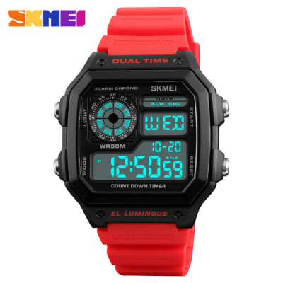 

SKMEI Sport Horloge Mannen Topmerk Luxe Beroemde LED Digitale Horloges Mannelijke Klokken Horloge Relojes Deportivos Herren Uhren