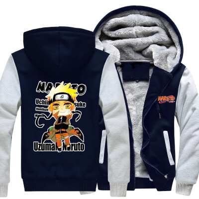 

New Anime NARUTO Akatsuki Clothing Thicken Jacket Cosplay Sweatshirts Hoodie Luminous USA Size fast ship arrive