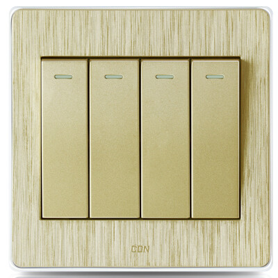 

CDN DJ-K042 Four Gang Wall Switch