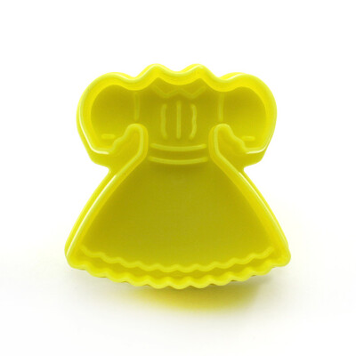 

Home Kitchen Plunger Cutters Cake Fondant Craft Sugarcraft DIY Mould Decoration - Skirt