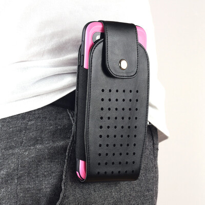 

For iPhone 8 Plus iPhone 7 Plus Case Enable for Case-is-On Cell Phone 55" PU Leather 360° Rotating Holster Belt Clip Pouch