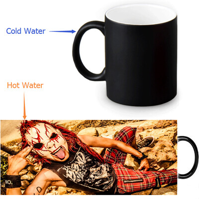 

DJ BL3ND 350ml/12oz Heat Reveal Mug Color Change Coffee Cup Sensitive Morphing Mugs Magic Mug Milk Tea Cups