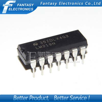 

5PCS LM319N DIP14 LM319 DIP new and original IC free shipping
