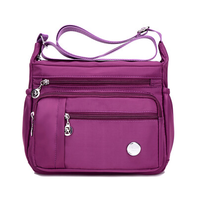 

2018 new nylon Messenger bag women bag large-capacity fashion Oxford cloth leisure waterproof handbag diagonal shoulder bag