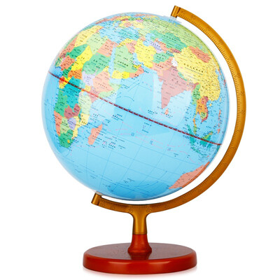 

Effective deli 3036 rotating globe wooden frame Φ320mm office furnishings