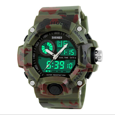 

SKMEI 0531 Men Fashion Style LED Digital Luxury Military Army Quartz Watch