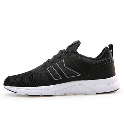 

PEAK mens casual shoes mesh breathable non-slip wear-resistant lightweight cushioning retro sports shoes DE820177 black 44 yards