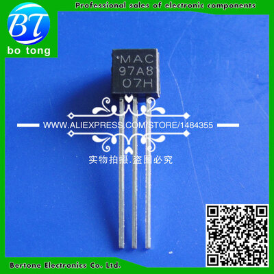 

50Pcs/Lot Triode MAC97A8 Triac 1A 600V TO-92 Transistor