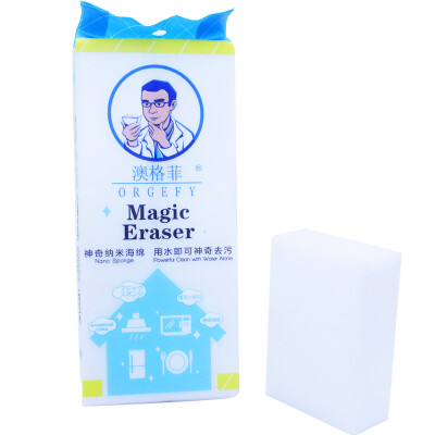 

ORGEFY 90 * 70 * 35mm Thicken 3 Piece Nano Sponge Magic Scrub Magic Обеззараживание Посудомоечная машина Посудомоечная машина White