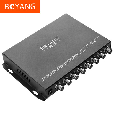 

BOYANG BY-2V video optical transceiver 2-way pure video optical fiber transmission FC interface single mode single fiber 1 pair