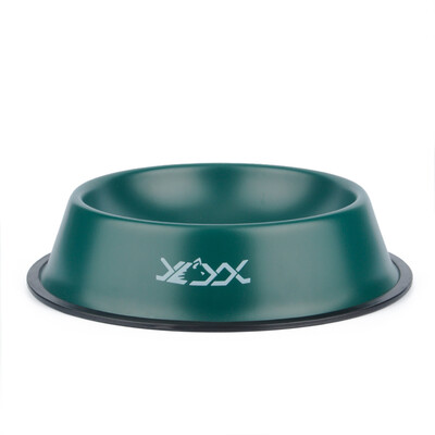 

British impression dog pot dog bowl cat bowl cat food bowl cat pet feeding water drinking rice bowl pet rabbit supplies small medium&large dog food utensils water green -large