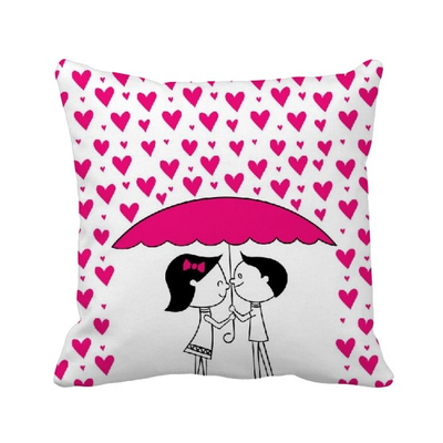 

Valentines Day Kissing Couple Square Throw Pillow Insert Cushion Cover Home Sofa Decor Gift
