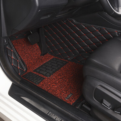 

O beautiful AYM full surrounded by silk car mats Volkswagen Bora special charm black red